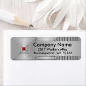 Retouradres van bedrijf etiket (Insitu)