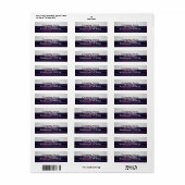 Retouradres van bedrijf etiket (Full Sheet)