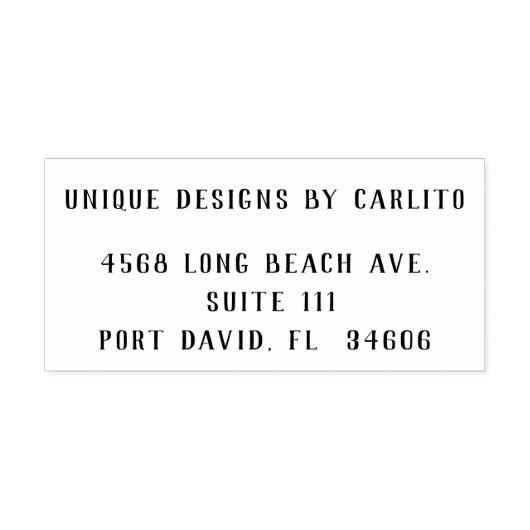 Retouradres van bedrijf  zelfinktende stempel (Design)