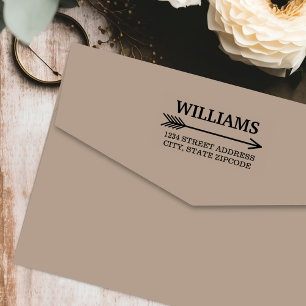 Retouradres van Boho Arrow Zelfinktende Stempel