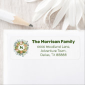 Retouradres van bosdieren etiket (Insitu)