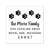 Retouradres van de pagina Over verf afdrukken Zelfinktende Stempel (Design)