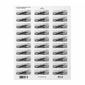 retouradres van het piloot-luchtvaartvliegtuig etiket (Full Sheet)