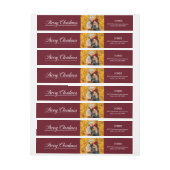 Retouradres van Merry kerstfoto (Vel)