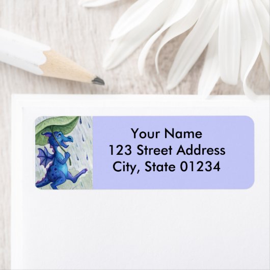 Retouradres van Rain Dragon Etiket (Insitu)