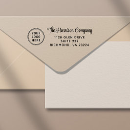 Retouradres van zakelijke Logo Zelfinktende Stempel