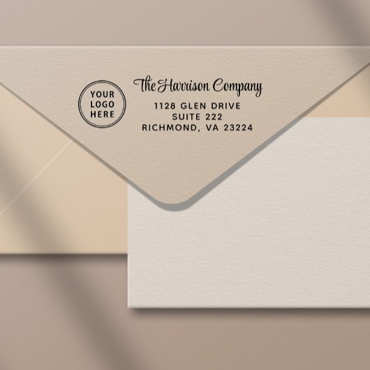 Retouradres van zakelijke Logo Zelfinktende Stempel