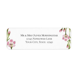 Retouradres: Verse lentevloerbloemen en -olie Etiket