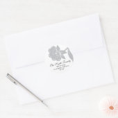 Retouradres-verzegeling (label) ronde sticker (Envelop)