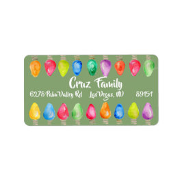 Retouradres voor Bright kerstbultjes Etiket