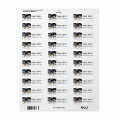 Retouradres Vos Wilde Natuur Etiket (Full Sheet)