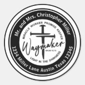 Retouradres Waymaker-enveloppe zegel (Voorkant)