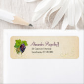 Retouradres wijndruiven etiket (Insitu)