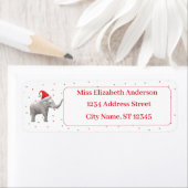 Retouradres witte olifant etiket (Insitu)