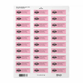 Retouradres zakelijke Logo Etiket (Full Sheet)