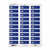 Retouradres zakelijke Logo Etiket (Full Sheet)
