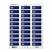 Retouradres zakelijke Logo Etiket (Full Sheet)