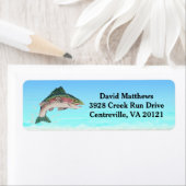 Retouradres zalmforel etiket (Insitu)