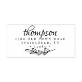 Retouradres Zelf Inking Stamp Trees Spring Zelfinktende Stempel (Design)