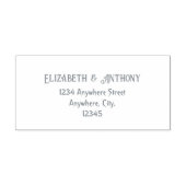 Retouradres Zelfinktdrukstempel van Rubber Zelfinktende Stempel (Design)