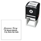 Retouradres Zelfinktende Stempel (In situ)