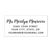 Retouradres Zelfinktende Stempel (Design)