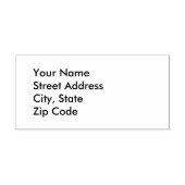Retouradres Zelfinktende Stempel (Design)