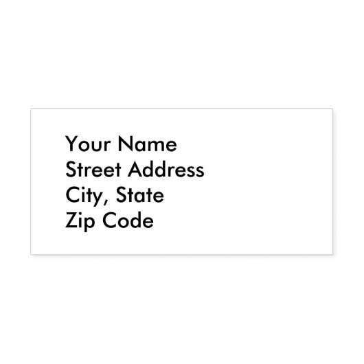 Retouradres Zelfinktende Stempel (Design)