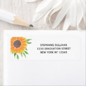 Retouradres Zonnebloem Etiket (Insitu)