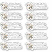 Retouradres Zuidelijke Magnolia-vormige stickers (Voorkant)