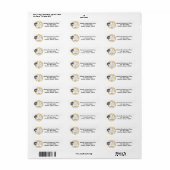 Retouradreslabel, Alaska Constitution Party Etiket (Full Sheet)