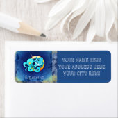 Retouradreslabel Aquarius Etiket (Insitu)