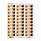 Retouradreslabel Arizona Sunset Etiket (Full Sheet)