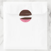 RETOURADRESLABEL :: contempo 2 Ronde Sticker (Tas)