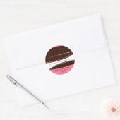 RETOURADRESLABEL :: contempo 2 Ronde Sticker (Envelop)