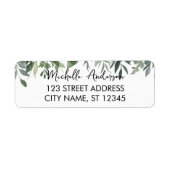 Retouradreslabel Etiket (Voorkant)