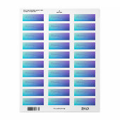 Retouradreslabel Etiket (Full Sheet)