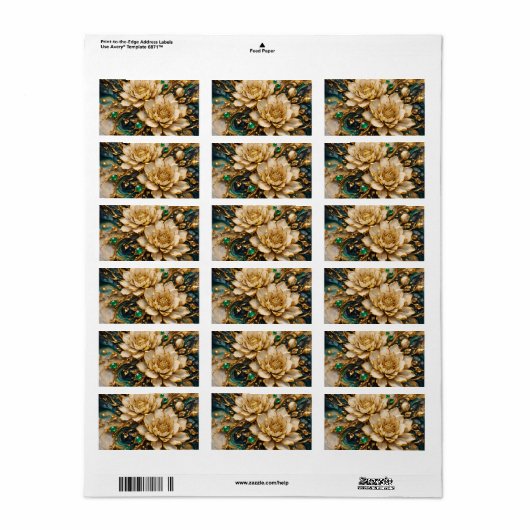 Retouradreslabel Etiket (Full Sheet)