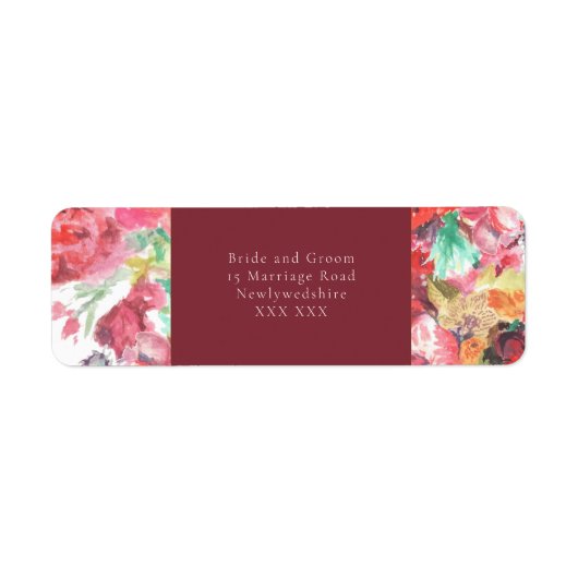 Retouradreslabel Etiket (Voorkant)