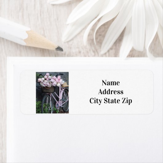 RETOURADRESLABEL "FIETSRIJDER" ETIKET (Insitu)