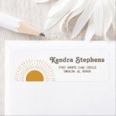 Retouradreslabel 'Here Comes The Son' Etiket (Insitu)