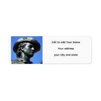 Retouradreslabel Minuteman Etiket