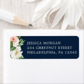 Retouradreslabel Navy Blue Gold Blush Etiket (Insitu)