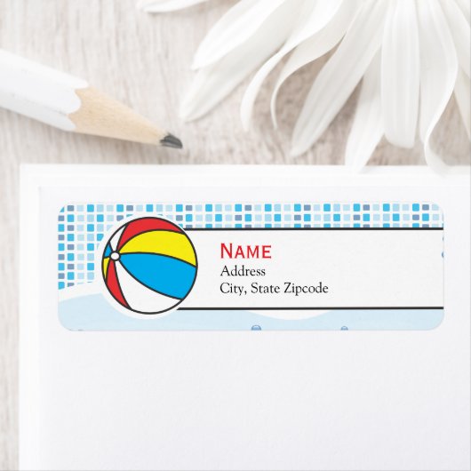 Retouradreslabel pool etiket (Insitu)