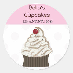 Retouradreslabel Ronde Sticker