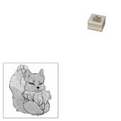 Retouradreslabel Rubberstempel (Gestempeld)