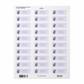 Retouradreslabel, slakkenlabel etiket (Full Sheet)
