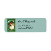 Retouradreslabel St. Patrick's Day begin 1900 Etiket (Voorkant)
