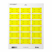 Retouradreslabel SUN ECO STYLE DESIGN Etiket (Full Sheet)