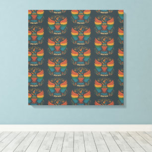 Retouradreslabel "United Pride Strong Heritage Canvas Afdruk